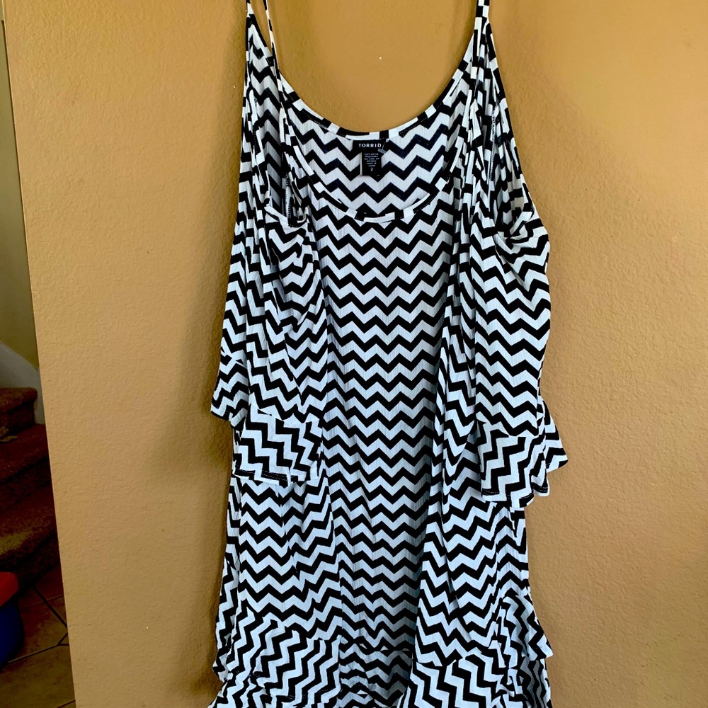 Black and white Torrid shirt